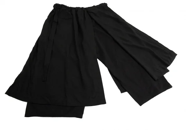 Ground Y Rayon Layered Wrap Design Pants K-88286_012