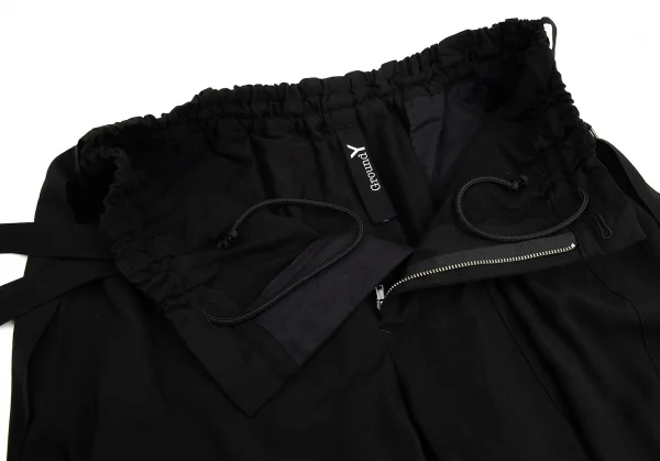 Ground Y Rayon Layered Wrap Design Pants K-88286_006