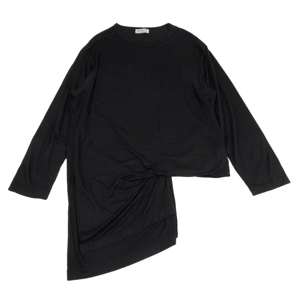 トップス Yohji Yamamoto POUR HOMME LONG SLEEVE Yohji Yamamoto POUR HOMME Print Long Sleeve T-Shirt _