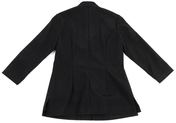 コムコム コムデギャルソンCOMME des GARCONS ナイロンスナップボタンチャイナジャケット 黒S K-88299_013