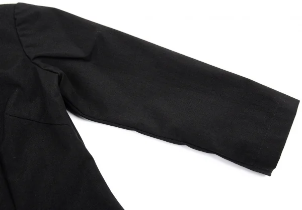コムコム コムデギャルソンCOMME des GARCONS ナイロンスナップボタンチャイナジャケット 黒S K-88299_005
