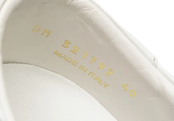 サンローランパリSAINT LAURENT PARIS スタッズレザースニーカー 白40(25位) K-88308_014