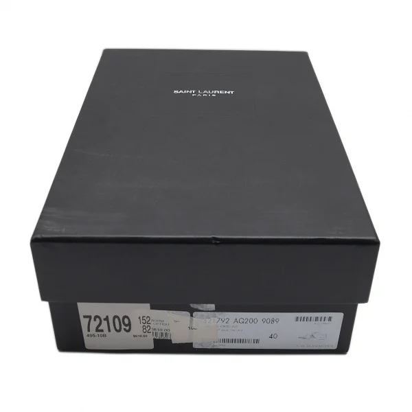サンローランパリSAINT LAURENT PARIS スタッズレザースニーカー 白40(25位) K-88308_016