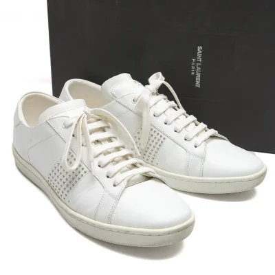 サンローランパリSAINT LAURENT PARIS スタッズレザースニーカー