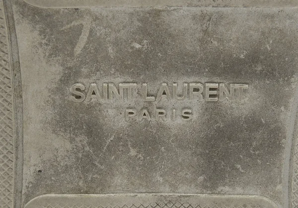 サンローランパリSAINT LAURENT PARIS スタッズレザースニーカー 白40(25位) K-88308_008