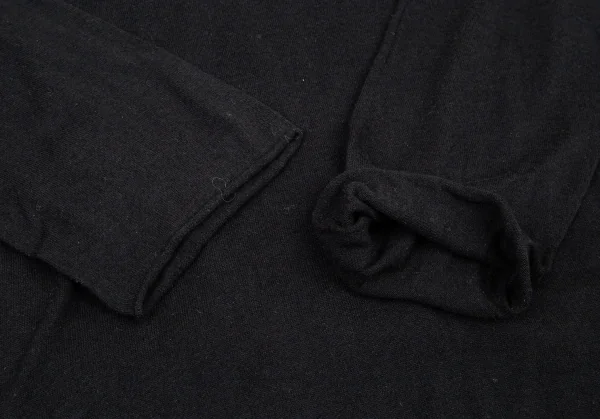 プランテーションPlantation コットンレーヨンニットトップス 黒M K-88309_006