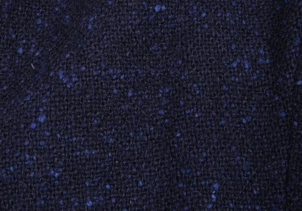 コムデギャルソン フランスCOMME des GARCONS FRANCE ネップツイードスリットデザインジャケット 紺S K-88370_016