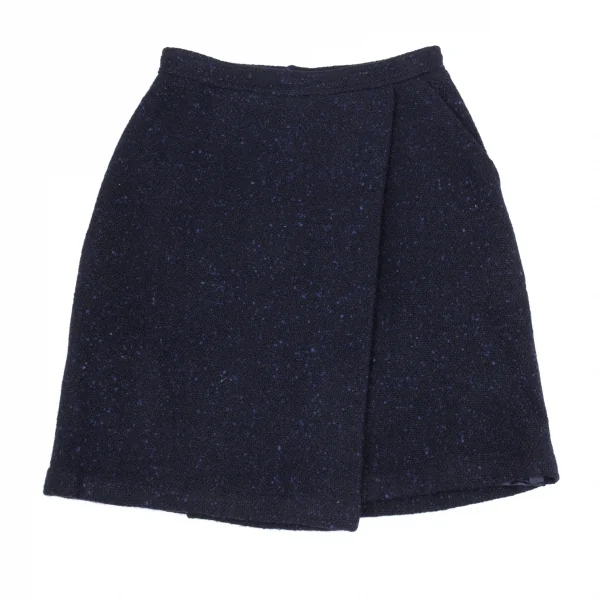 コムデギャルソン フランスCOMME des GARCONS FRANCE ネップツイードセットアップスーツ 紺S K-88372_013