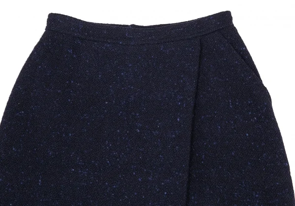 コムデギャルソン フランスCOMME des GARCONS FRANCE ネップツイードセットアップスーツ 紺S K-88372_014