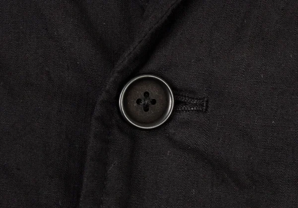 ヨウジヤマモト プールオムYohji Yamamoto POUR HOMME 製品染めコットンサイドシャーリングラグランジャケット 黒3 K-88417_004
