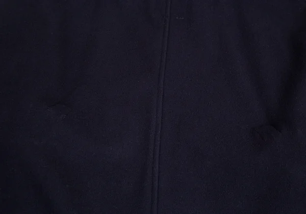 ヨウジヤマモト プールオムYohji Yamamoto POUR HOMME ウールモッサマントコート 紺3 K-88419_017