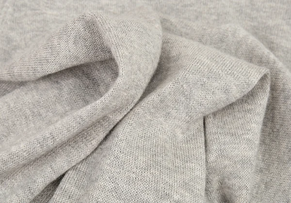 ヨウジヤマモト ファムYohji Yamamoto FEMME カシミヤ混コットンパフスリーブワンピース グレー2 K-88447_011