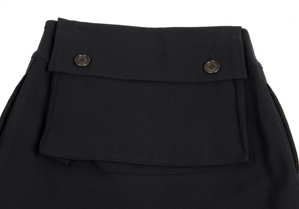 Y's Wool Nylon Stretch Pocket Skirt K-88467_014