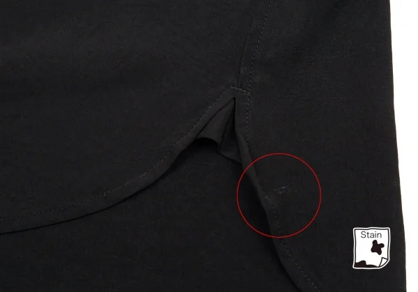 ヨウジヤマモト ファムYohji Yamamoto FEMME バックナップサックドッキングシャツコート 黒M位 K-88605_010