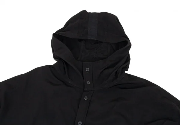 ヨウジヤマモト ファムYohji Yamamoto FEMME バックナップサックドッキングシャツコート 黒M位 K-88605_003