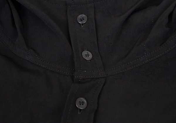 ヨウジヤマモト ファムYohji Yamamoto FEMME バックナップサックドッキングシャツコート 黒M位 K-88605_005