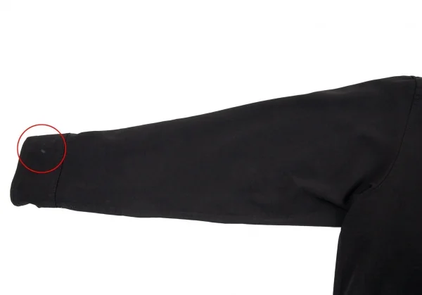 ヨウジヤマモト ファムYohji Yamamoto FEMME バックナップサックドッキングシャツコート 黒M位 K-88605_006