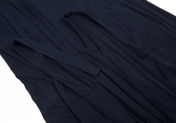 ラグネ キカス ヨウジヤマモトRAGNE KIKAS Yohji Yamamoto コットン天竺タックデザインワンピース 紺2 K-88676_016