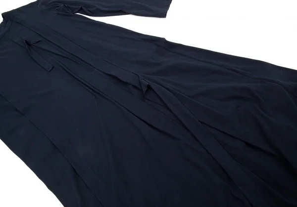 ラグネ キカス ヨウジヤマモトRAGNE KIKAS Yohji Yamamoto コットン天竺タックデザインワンピース 紺2 K-88676_008