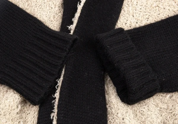 Yohji Yamamoto POUR HOMME Shaggy Switched Knit Coat K-88741_006