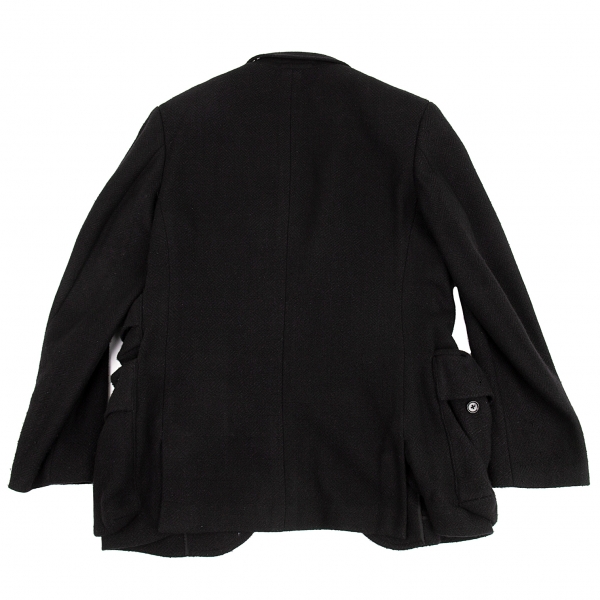 【★安心の定価販売★】 Yamamoto プールオムYohji ヨウジヤマモト POUR ウール HOMME ジャケット・アウター
