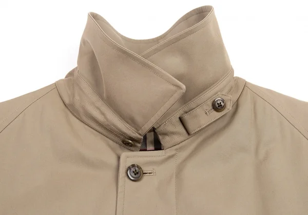 バーバリーBURBERRY LONDON 中綿ライナー裏ノバチェックステンカラーコート モカ42 K-88849_004