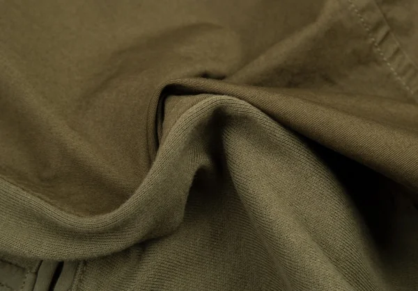 ヨウジヤマモト プールオムYohji Yamamoto POUR HOMME 製品染め異素材切替キュビズムジャケット カーキ4 K-88859_014