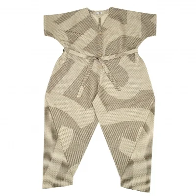 イッセイミヤケISSEY MIYAKE ステッチジャンプスーツ