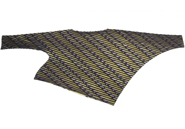 プリーツプリーズPLEATS PLEASE 変形プリントトップス ３位 マルチ3位 K-88974_010