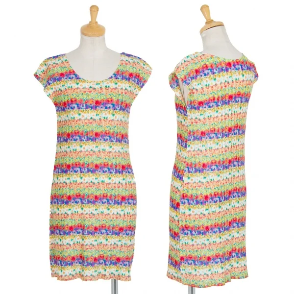 PLEATS PLEASE Floral Printed Tunic Multi-Color 3 K-88978_001