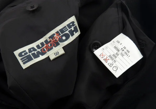 Jean-Paul GAULTIER HOMME objet Wool Cotton Coat K-89014_016