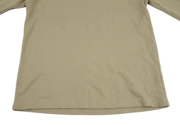 ジャンポールゴルチエ オムオブジェJean Paul GAULTIER HOMME objet アクリルウールバックプリントニットソー ライトカーキfree K-89055_010