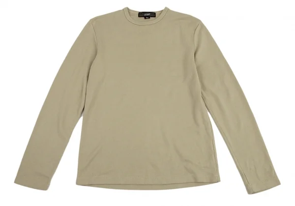 ジャンポールゴルチエ オムオブジェJean Paul GAULTIER HOMME objet アクリルウールバックプリントニットソー ライトカーキfree K-89055_005