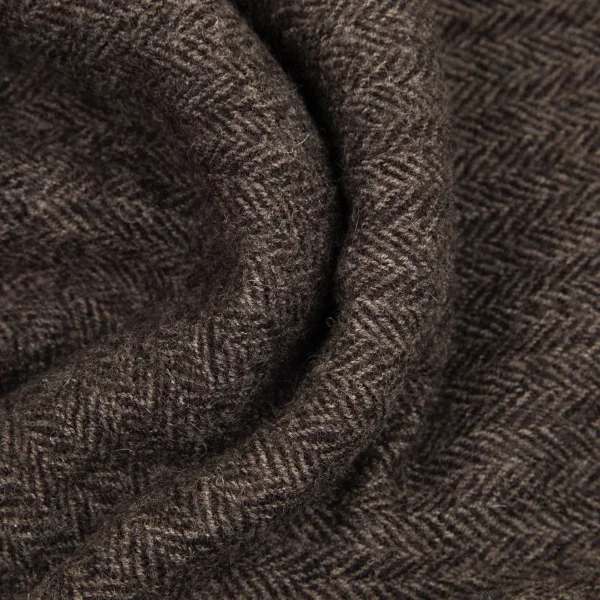 ヨウジヤマモト ノアールYohji Yamamoto NOIR ウールヘリンボーンラップスカート モカグレー1 K-89064_011