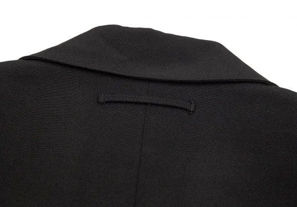 ジャンポールゴルチエ ファムJean Paul GAULTIER FEMME ウールピークドラペル1Bジャケット 黒40 K-89102_015