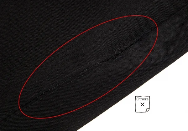 ジャンポールゴルチエ ファムJean Paul GAULTIER FEMME ウールボックスプリーツスカート 黒38 K-89103_005