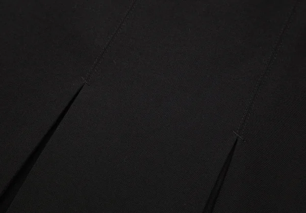 ジャンポールゴルチエ ファムJean Paul GAULTIER FEMME ウールボックスプリーツスカート 黒38 K-89103_008