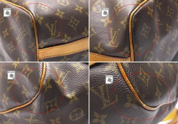 ルイヴィトンLouis Vuitton フラネリー45 モノグラムショルダーバッグ 茶 K-89114_010
