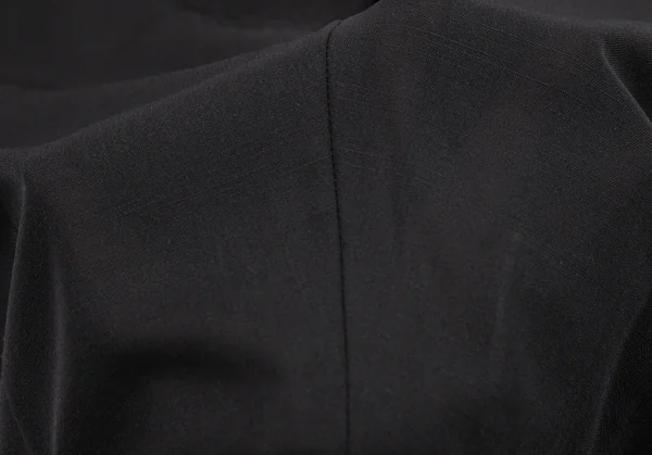 ヨウジヤマモト ファムYohji Yamamoto FEMME サマーウールサイドベルトパンツ 黒2 K-89118_011