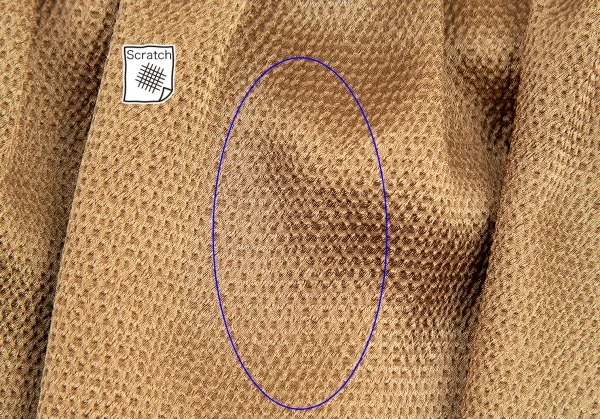 ドルチェ&ガッバーナDOLCE&GABBANA クレープレース切替デザインラウンドカラーワンピース モカゴールド42 K-89127_007