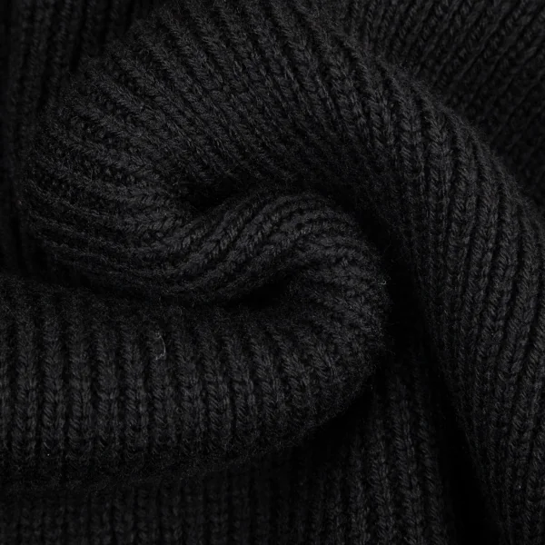 エンポリオアルマーニEMPORIO ARMANI 1Bリブニットカーディガン 黒38 K-89130_010