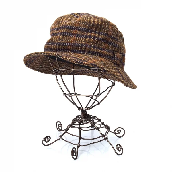 カールヘルムKarl Helmut ツイードバケットハット 茶 K-89210_001