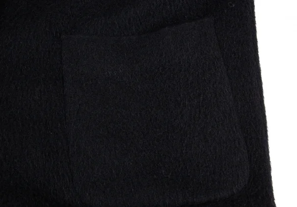 グッチGUCCI バンブートグルフーデッドシャギーコート 黒38 K-89245_011