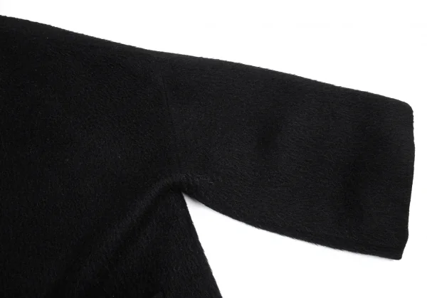 グッチGUCCI バンブートグルフーデッドシャギーコート 黒38 K-89245_006