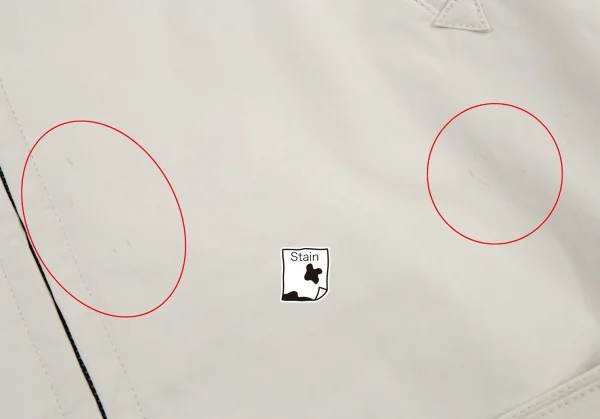 ジャンポールゴルチエ オムJean Paul GAULTIER HOMME モールスキンラグランフーデッドコート アイボリー46 K-89273_004