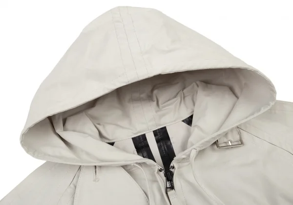 ジャンポールゴルチエ オムJean Paul GAULTIER HOMME モールスキンラグランフーデッドコート アイボリー46 K-89273_005