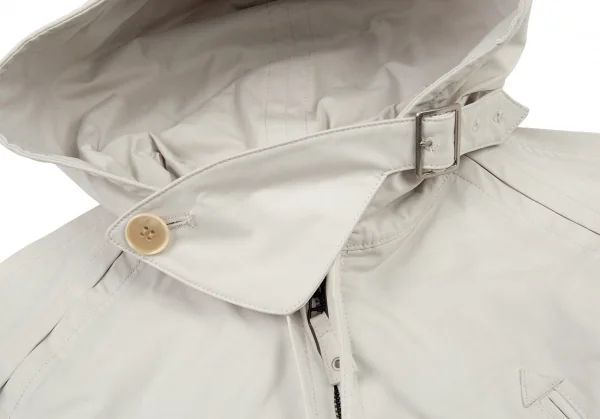 ジャンポールゴルチエ オムJean Paul GAULTIER HOMME モールスキンラグランフーデッドコート アイボリー46 K-89273_007