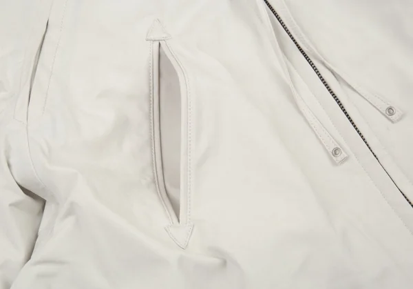 ジャンポールゴルチエ オムJean Paul GAULTIER HOMME モールスキンラグランフーデッドコート アイボリー46 K-89273_008