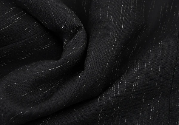 ジャンポールゴルチエ オムJean Paul GAULTIER HOMME 裏地ロゴグラフィックかすれストライプジャケット 黒52 K-89303_015
