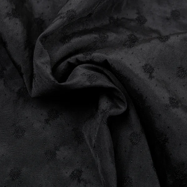 コムコム コムデギャルソンCOMME des GARCONS 製品染め小紋ジャガードエステルワンピース 黒S K-89308_014